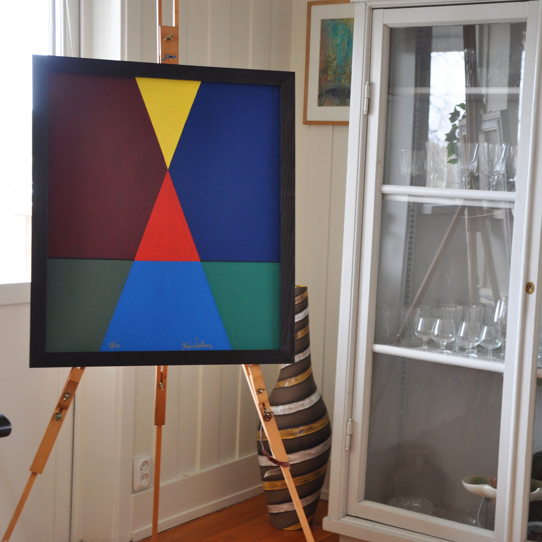 Highway 1 -Akrylmålning på duk - 55x65cm